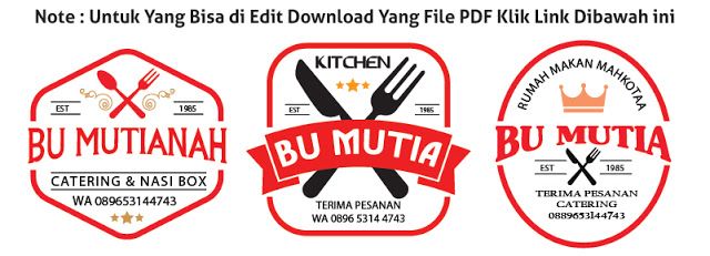 Contoh Stempel Makanan Contoh Stempel Resto Contoh Stempel Katering Download Template Format Pdf Cdr Di 2021 Brosur Makanan Desain Makanan