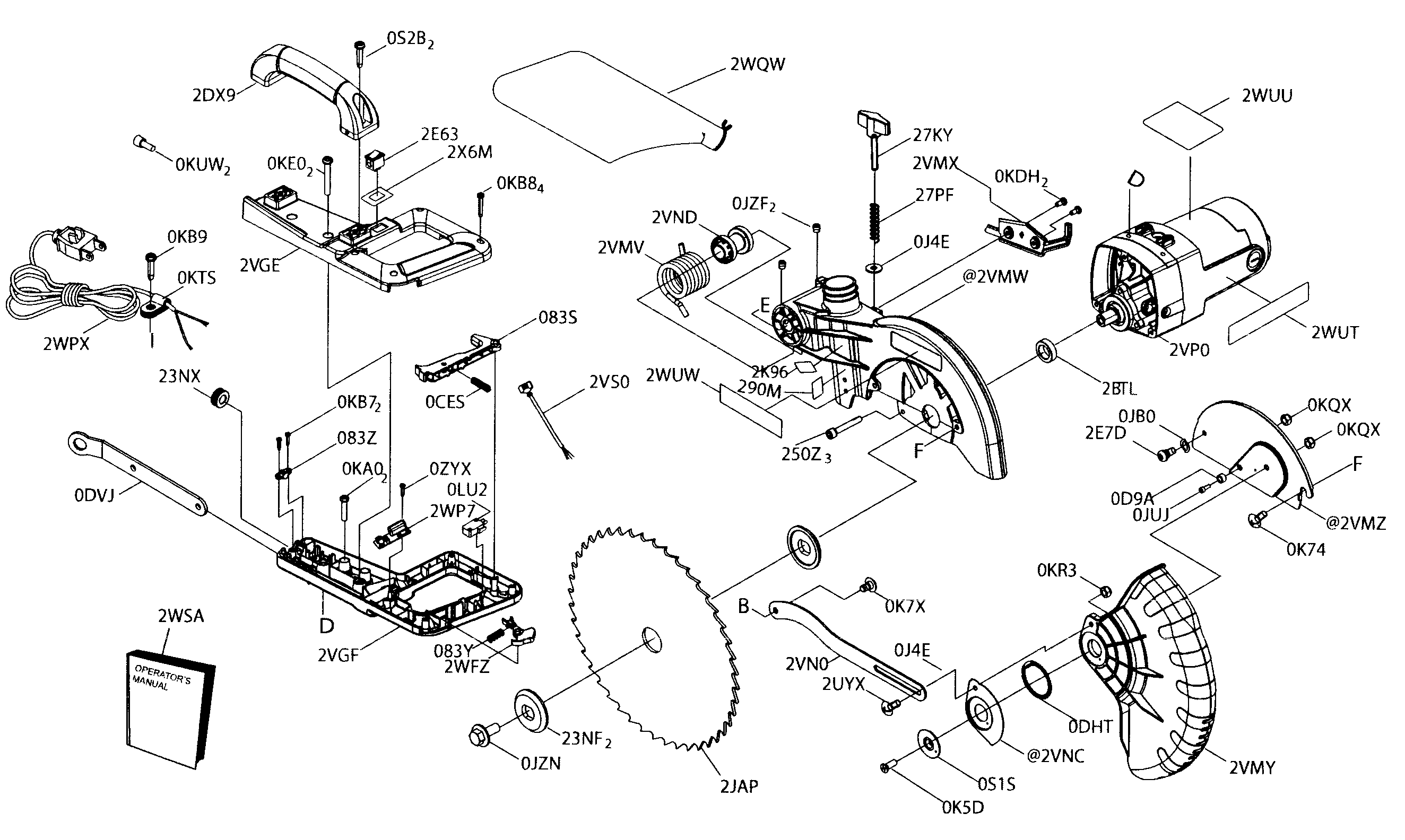 Craftsman Miter Saw Parts Diagram