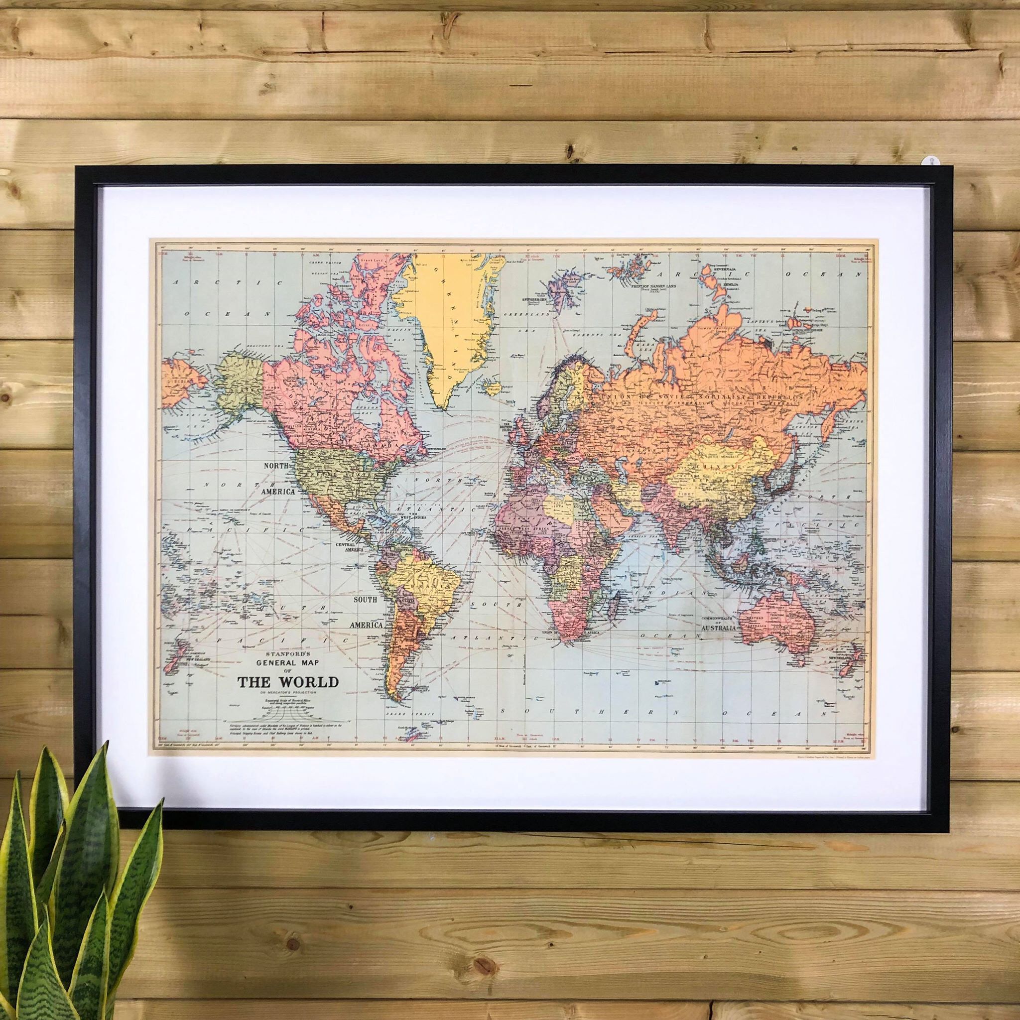 The Beauty Of Framed World Map Posters: A Must-Have For Every Home In ...