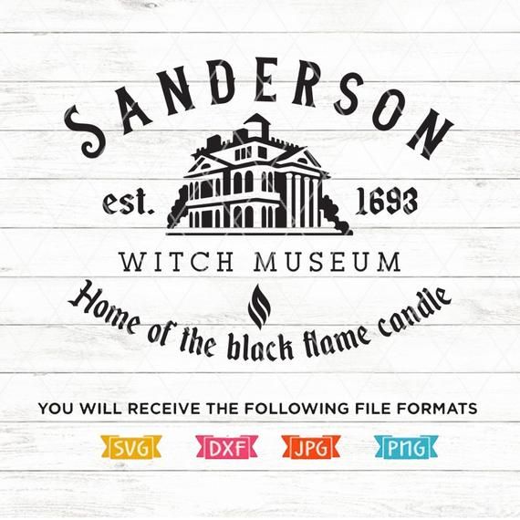 Sanderson Witch Museum SVG, It's All Just a Bunch of Hocus Pocus, Hocus ...