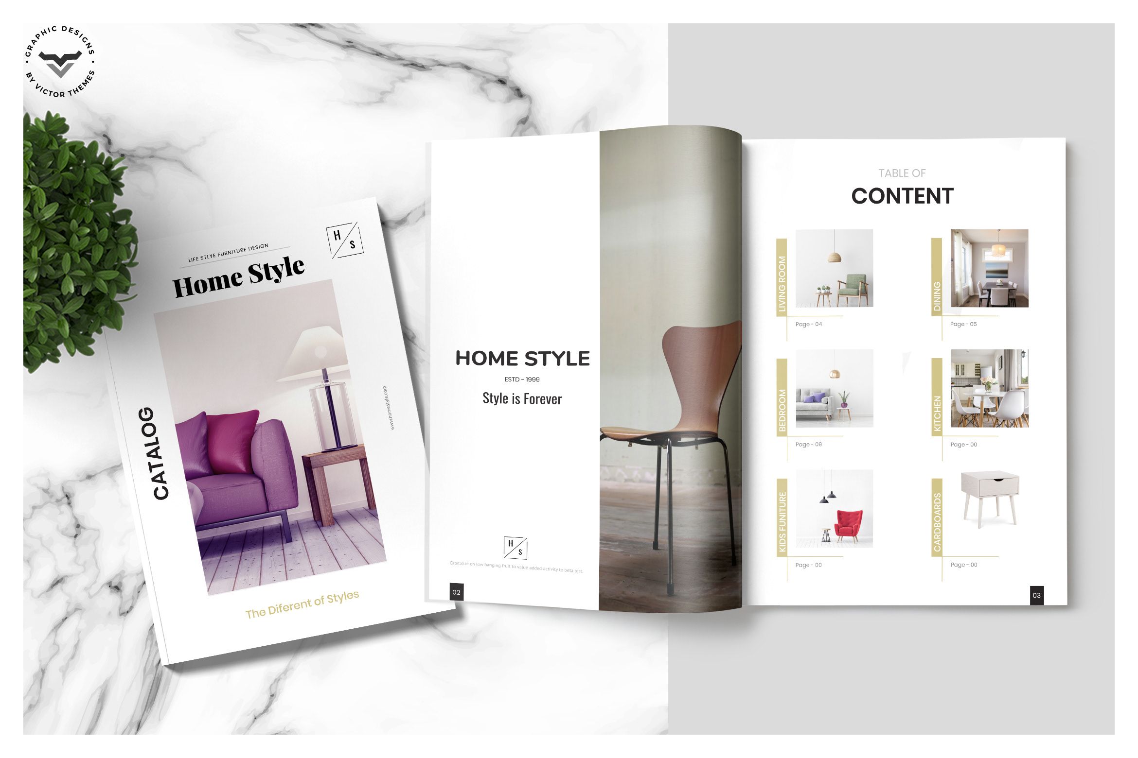 Check out my @Behance project: "Furniture Brochure Catalogue Template