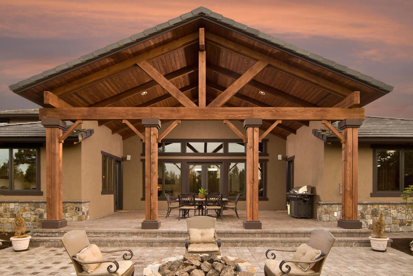 Wood Beam Patio Covers: Get Ready For Long Summer Nights - Patio Designs