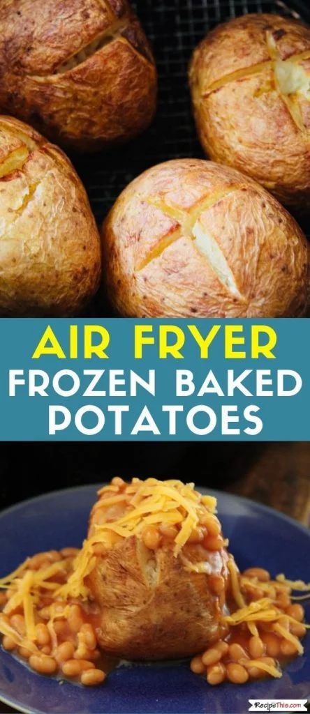 Air Fryer Frozen Baked Potato. How to air fry your favourite frozen