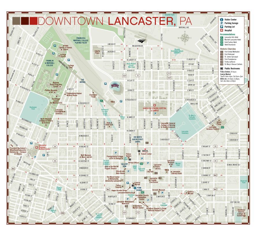 Lancaster University Campus Map