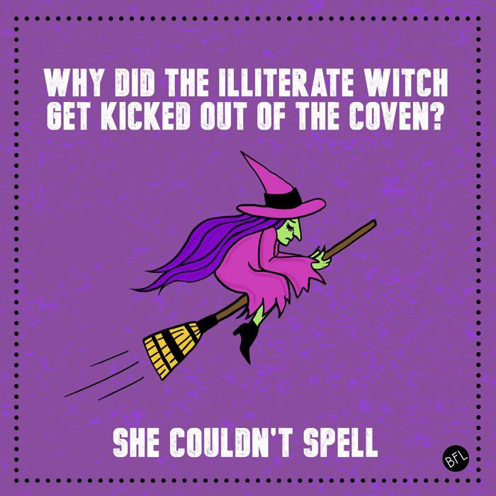 This one about witches Halloween jokes, Funny halloween jokes