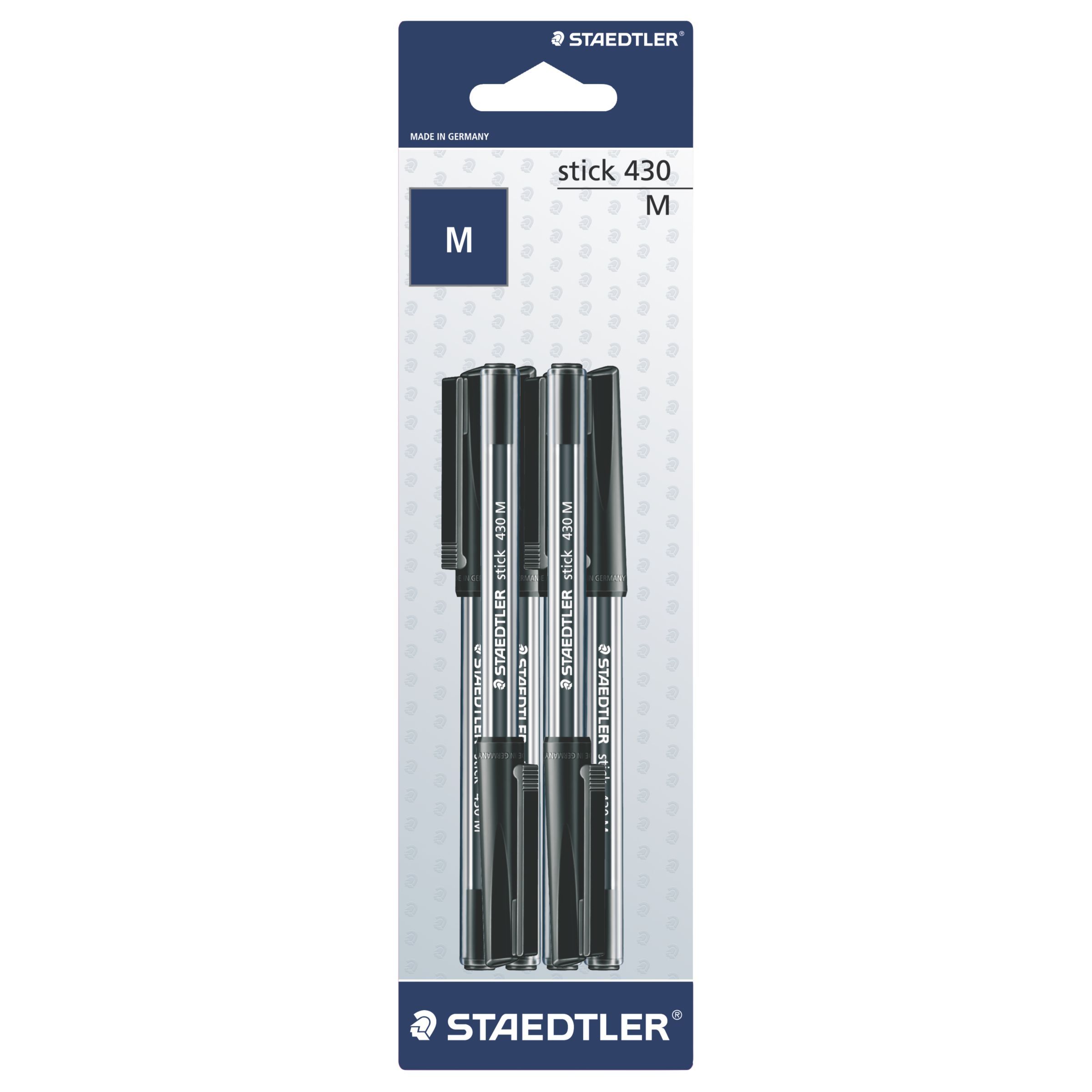 STAEDTLER Ballpoint Pen, Black, Pack of 6 | Ballpoint pen, Staedtler ...