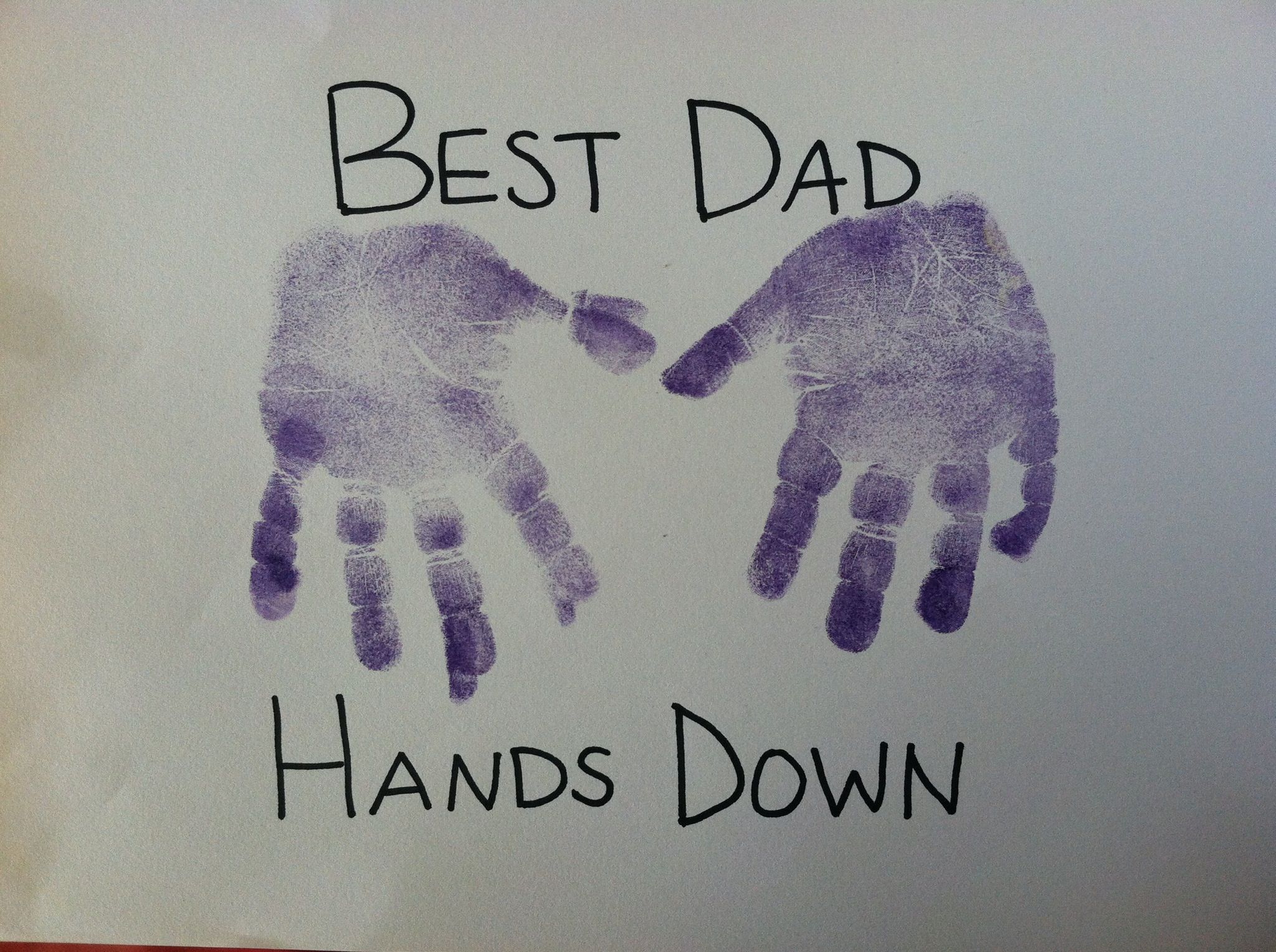 Best Dad, hands down Daycare Crafts, Toddler Crafts, Toddler Classroom ...