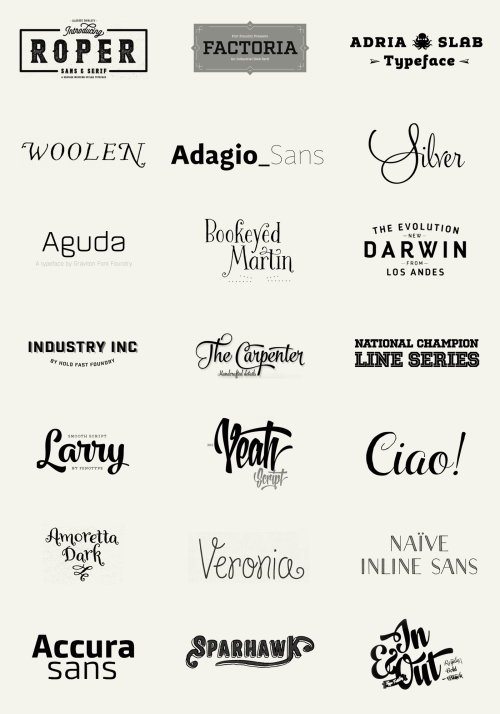 100 Best Fonts of 2014 | Aesthetic fonts, Cool fonts, Typography