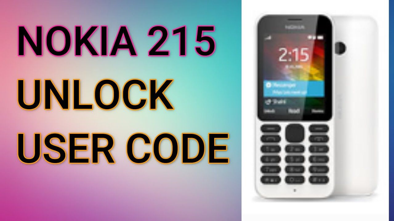 NOKIA 215 READ USER CODE [ NOKIA 216 RESET CODE, | Coding, Nokia, Reading