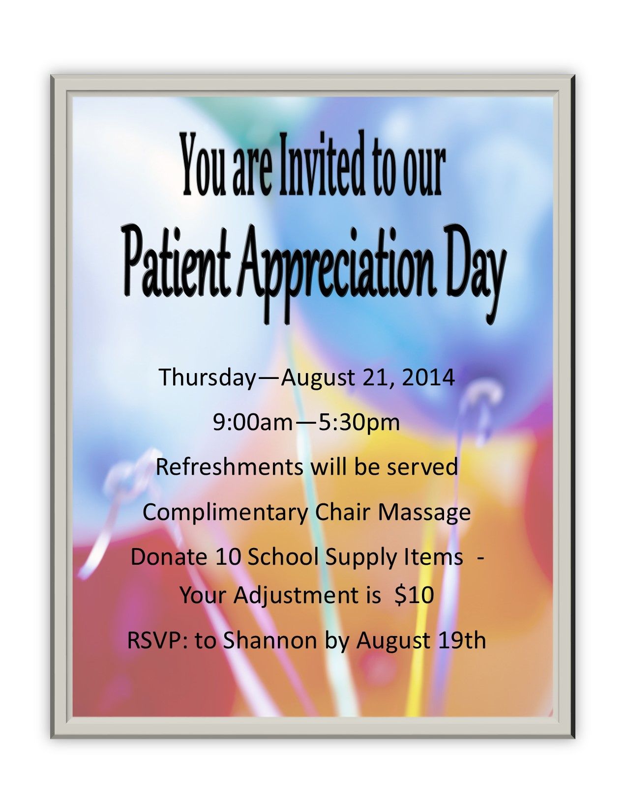 Patient Appreciation Day 2024 - Mela Stormi