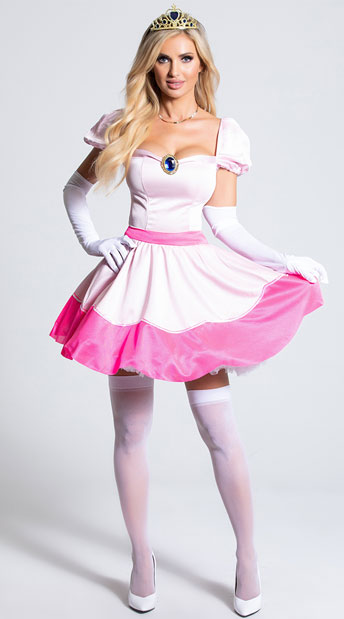 Pink Princess Costume, Video Game Princess Costume - Yandy.com | Pink ...