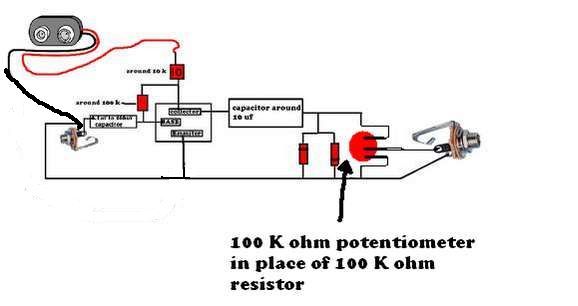 Simple Distortion Pedal Schematic, Make An Easy Guitar Distortion Pedal Step By Step, Simple Distortion Pedal Schematic