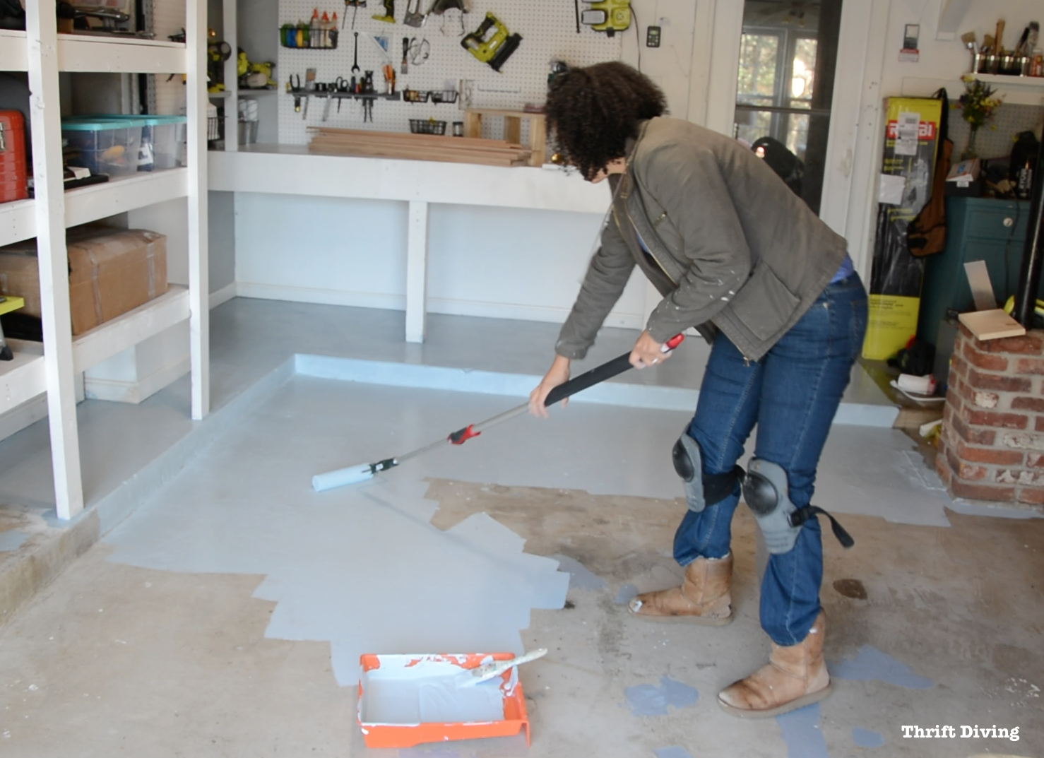 How To Paint Garage Floors With 1 Part Epoxy Paint Garage Floor Paint Epoxy Floor Paint Garage Paint [ 1073 x 1478 Pixel ]