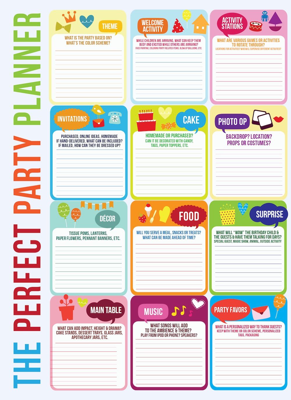 8+ Amazing Birthday Party Checklist Template – Repli Counts Template ...