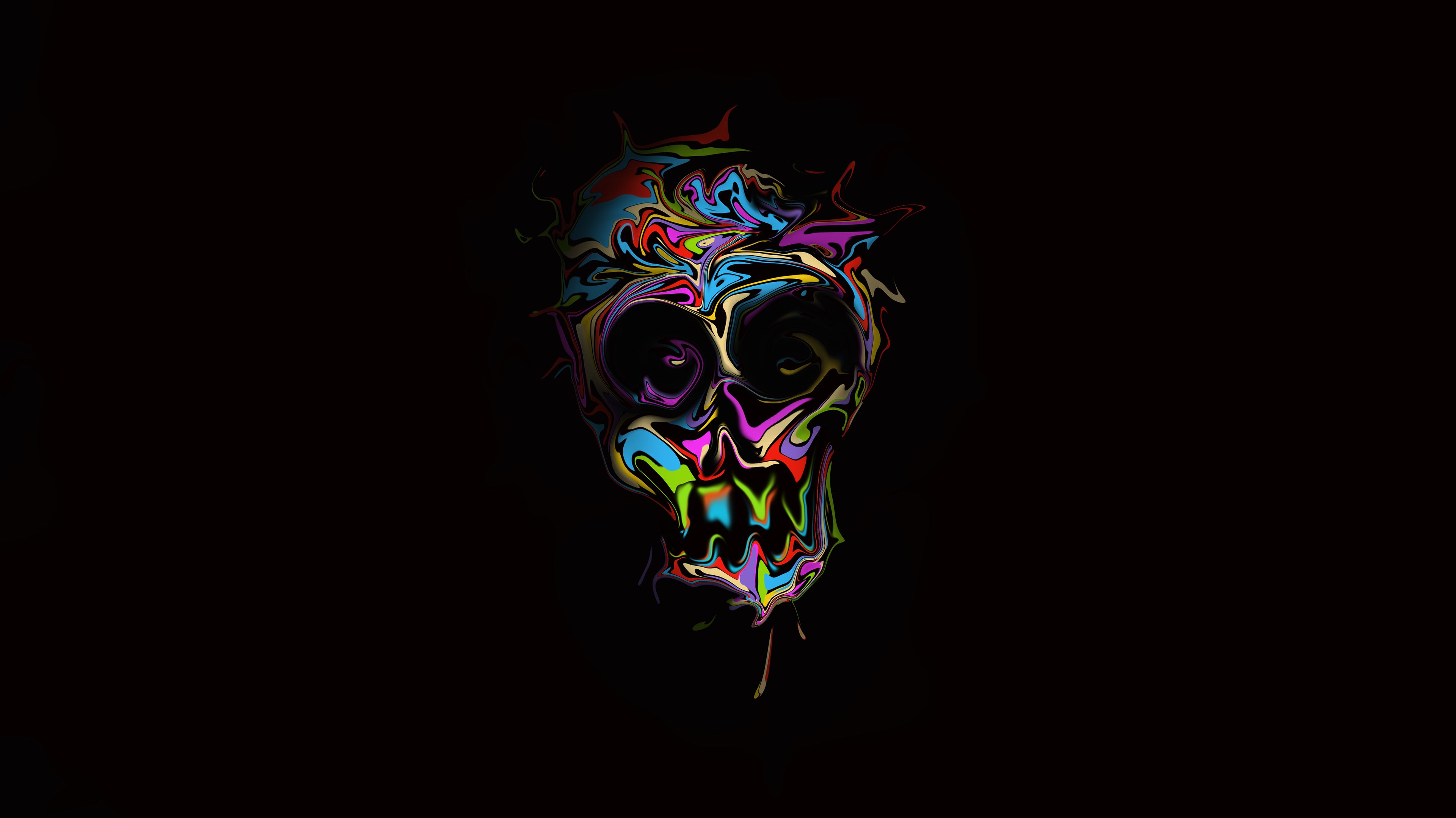 Colorful Skull Wallpaper Hd