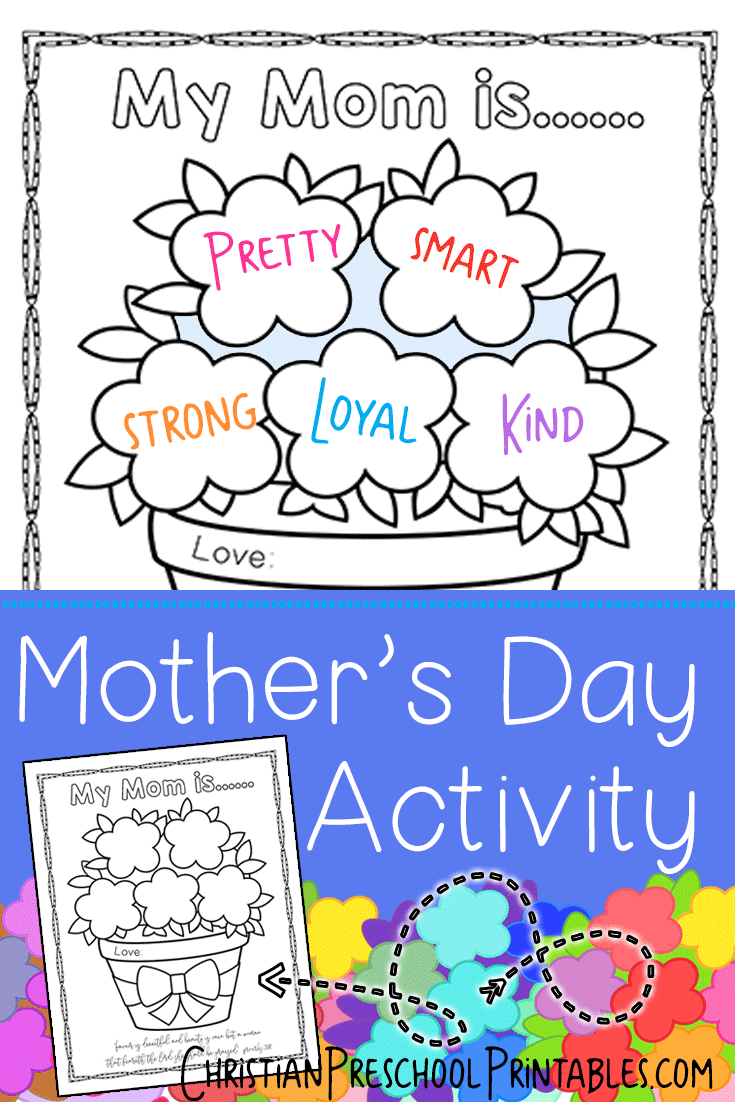 Mother's Day Bible Craft For Kids Bible Story Printables, 51% OFF