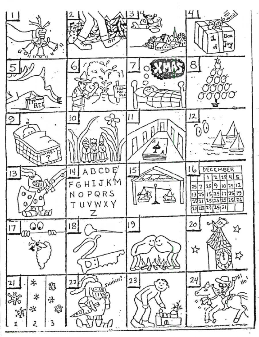 Christmas Carol Puzzles Printable - Printable World Holiday