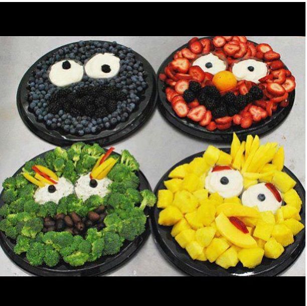 Sesame Street fruit | Fun kids food, Kids meals, Festive fruit