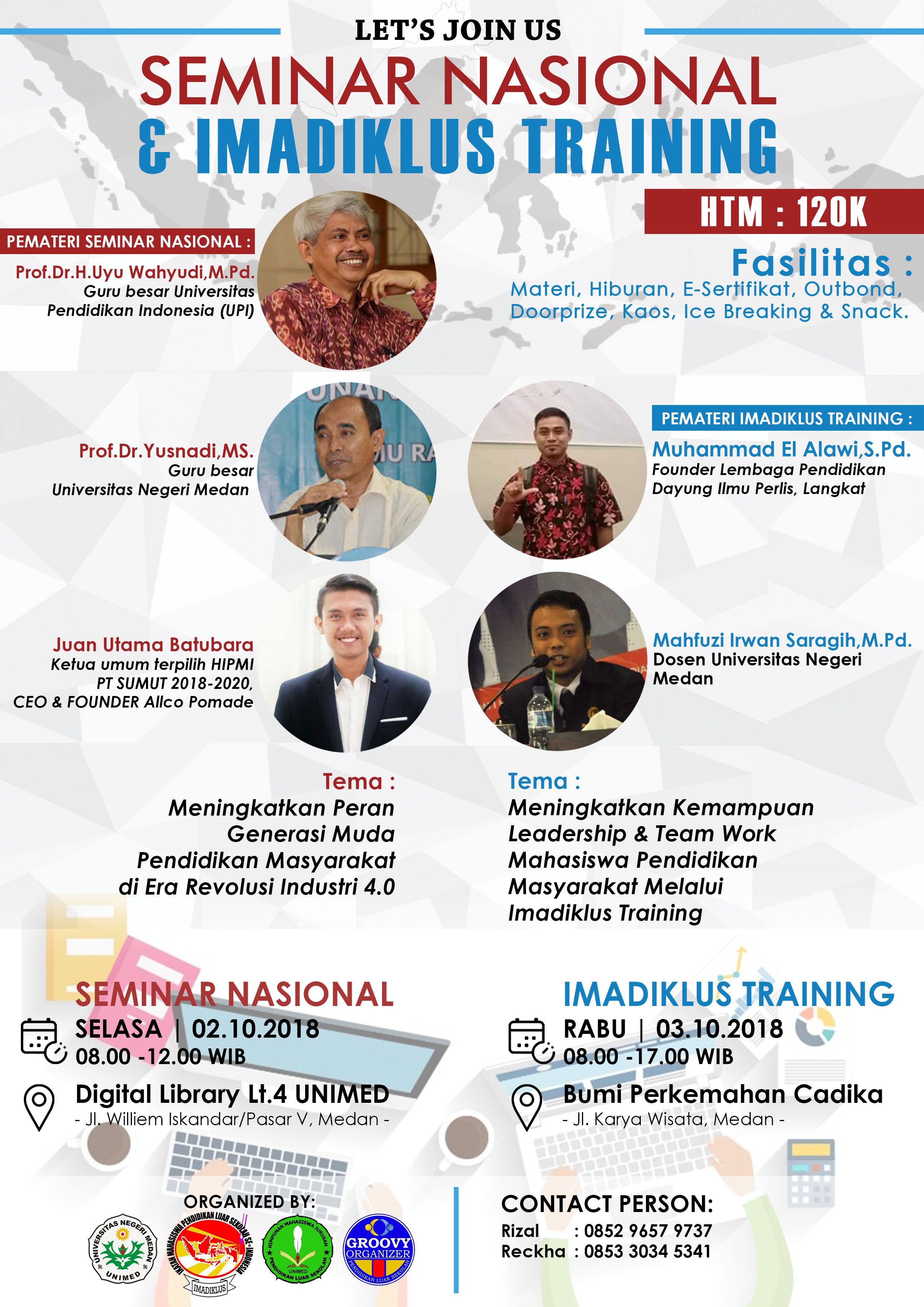 Contoh Desain Poster Seminar Pendidikan Adalah - IMAGESEE