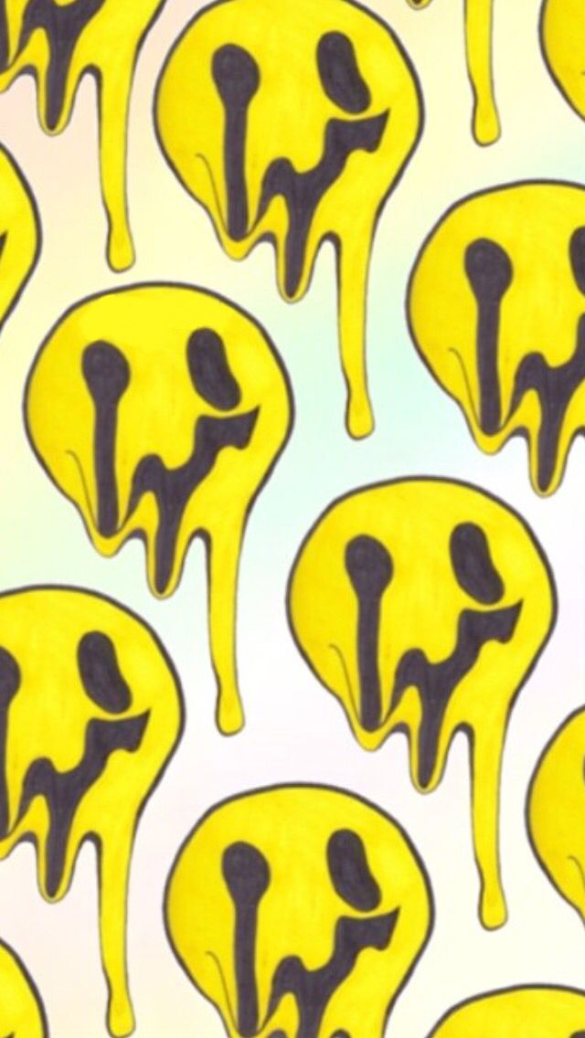 Featured image of post Melting Smiley Face Wallpaper Black