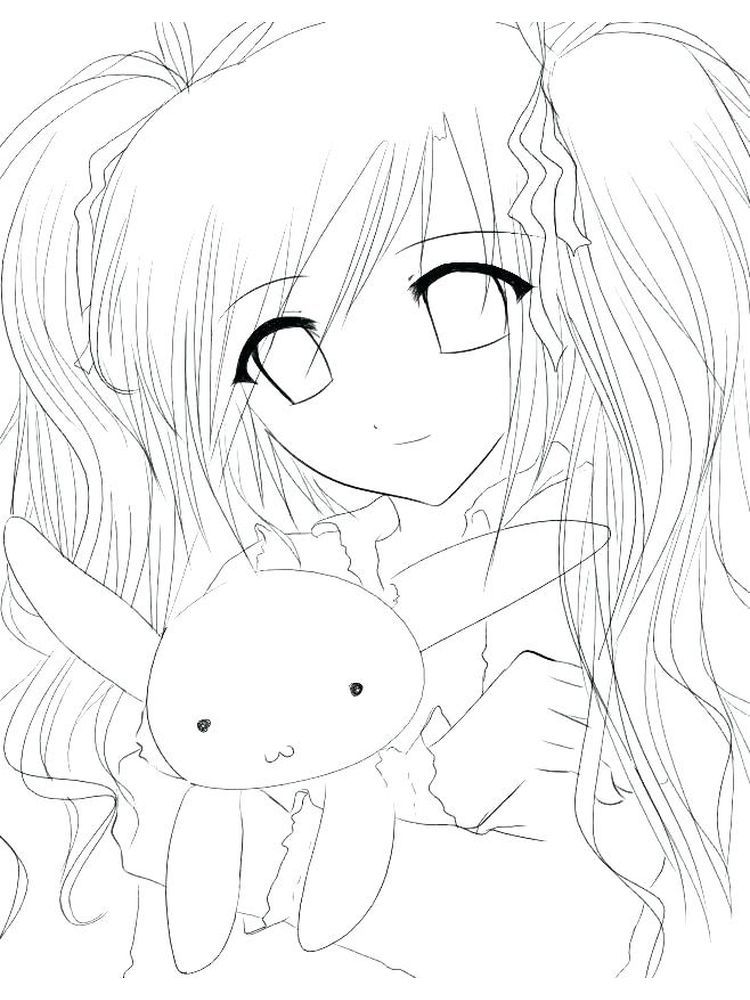 Anime Printable Coloring Pages