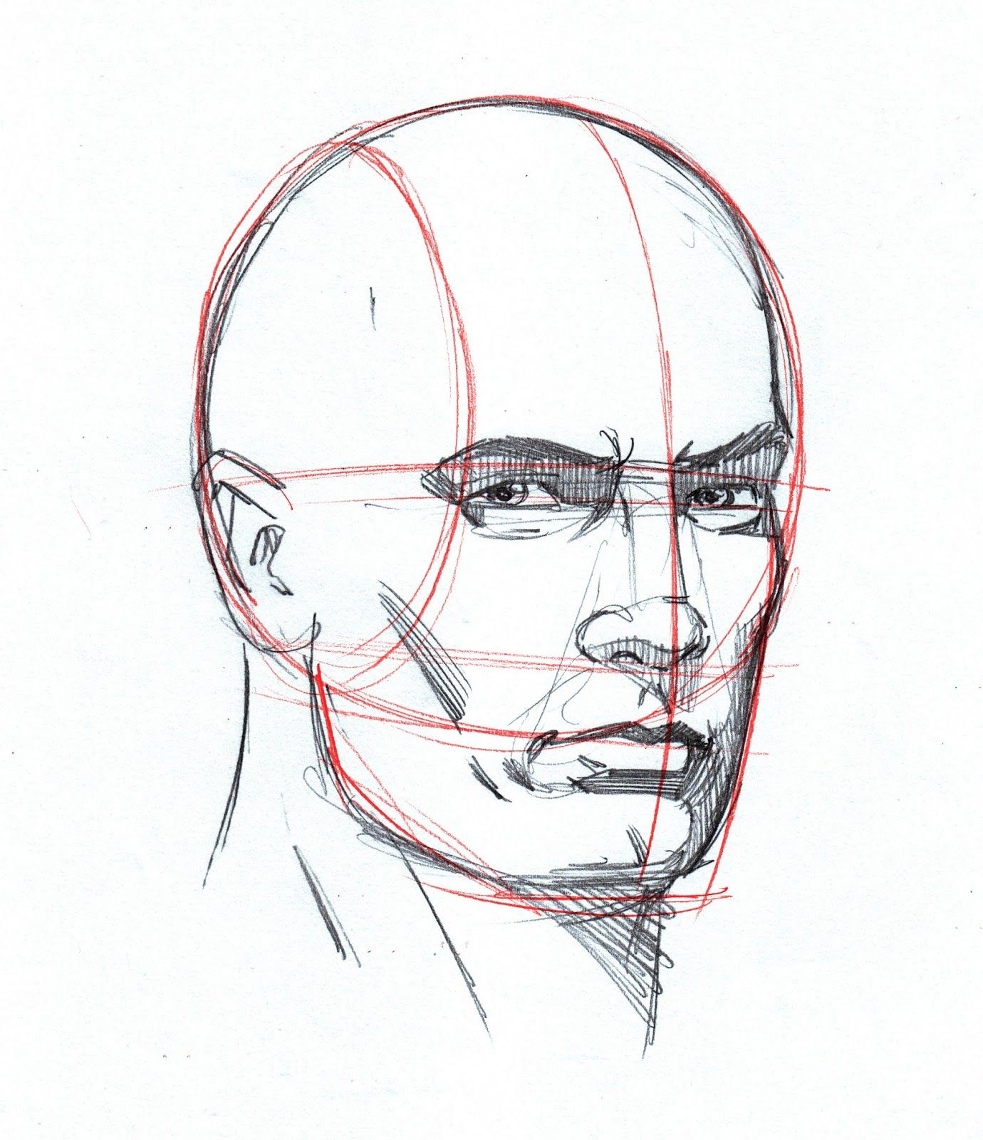 How To Draw Human Face - DRAW HKE