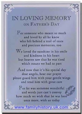 In loving Memory...on Fathers Day. We still remember and miss you! Miss ...