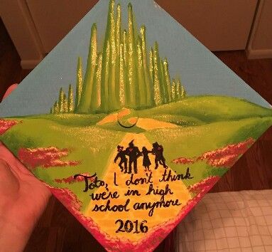 Wizard Of Oz grad Cap design // follow us @motivation2study for daily ...