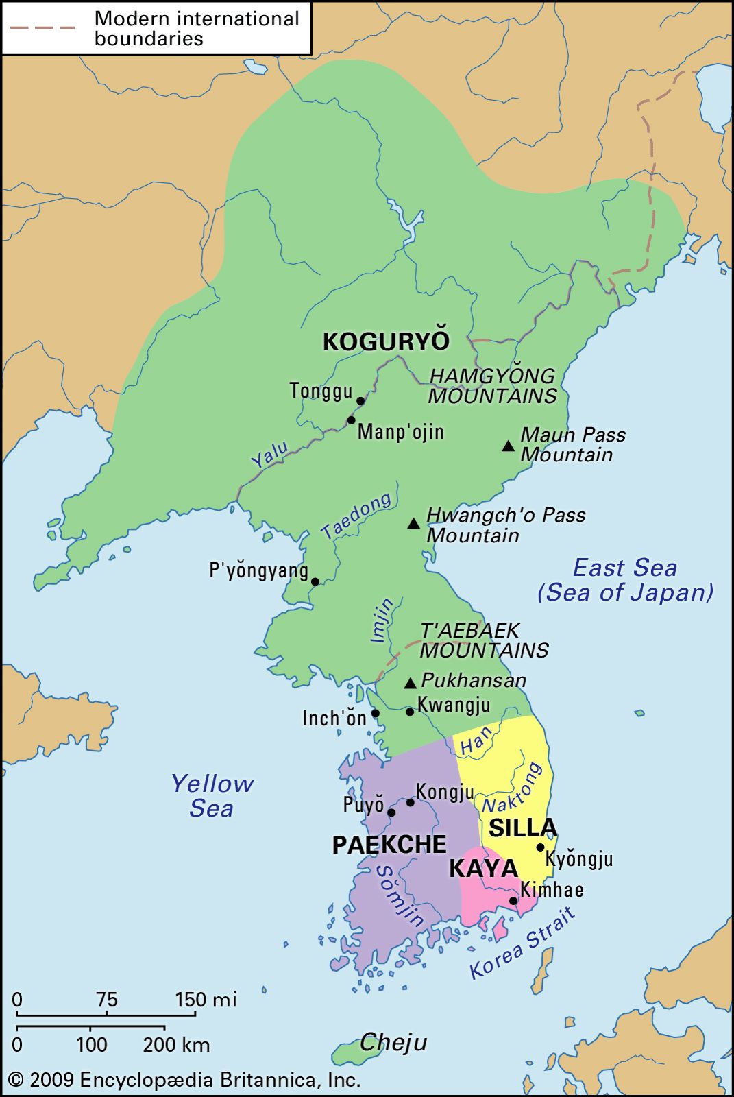 item name: map of Korea's three kingdoms description: Korea's three ...