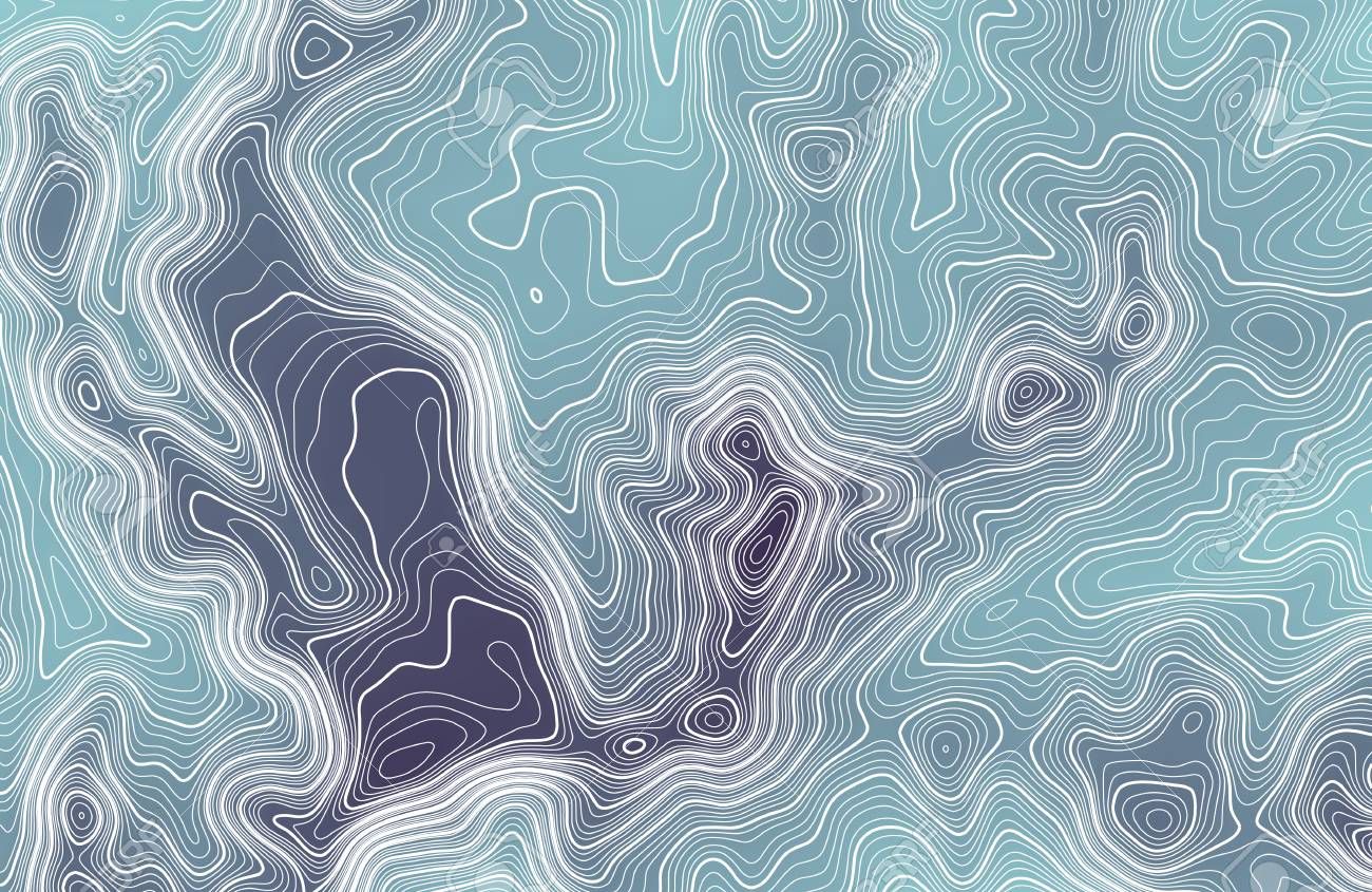 Topographic map background with space for copy . Line topography map ...