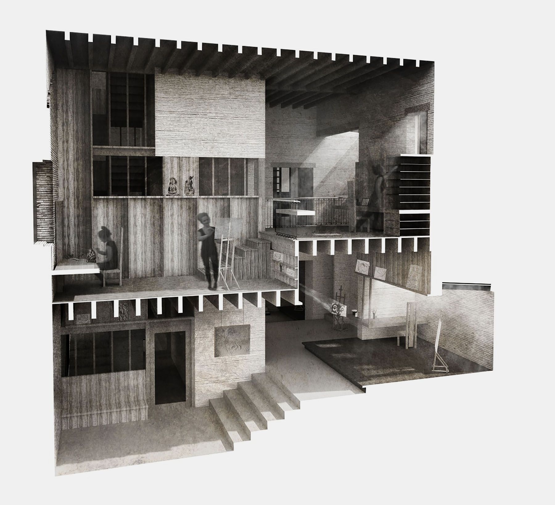 Venice Studio | Visualizing Architecture Section Drawing Architecture ...