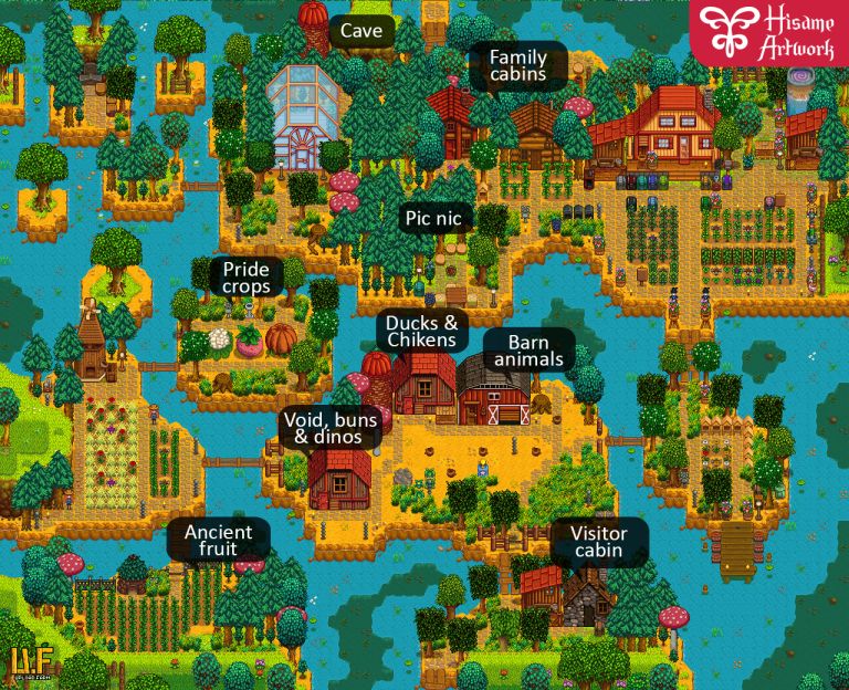 Farm maps | Stardew valley, Stardew valley farms, Stardew valley layout