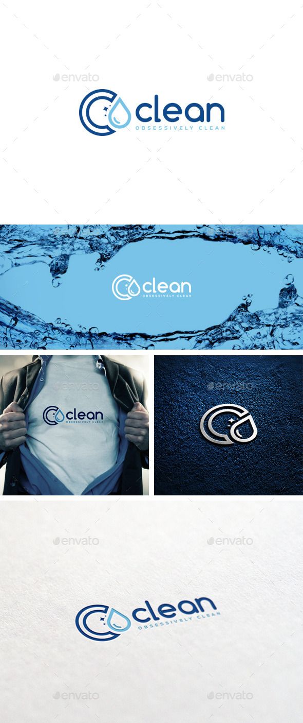 Cleaning service logo examples