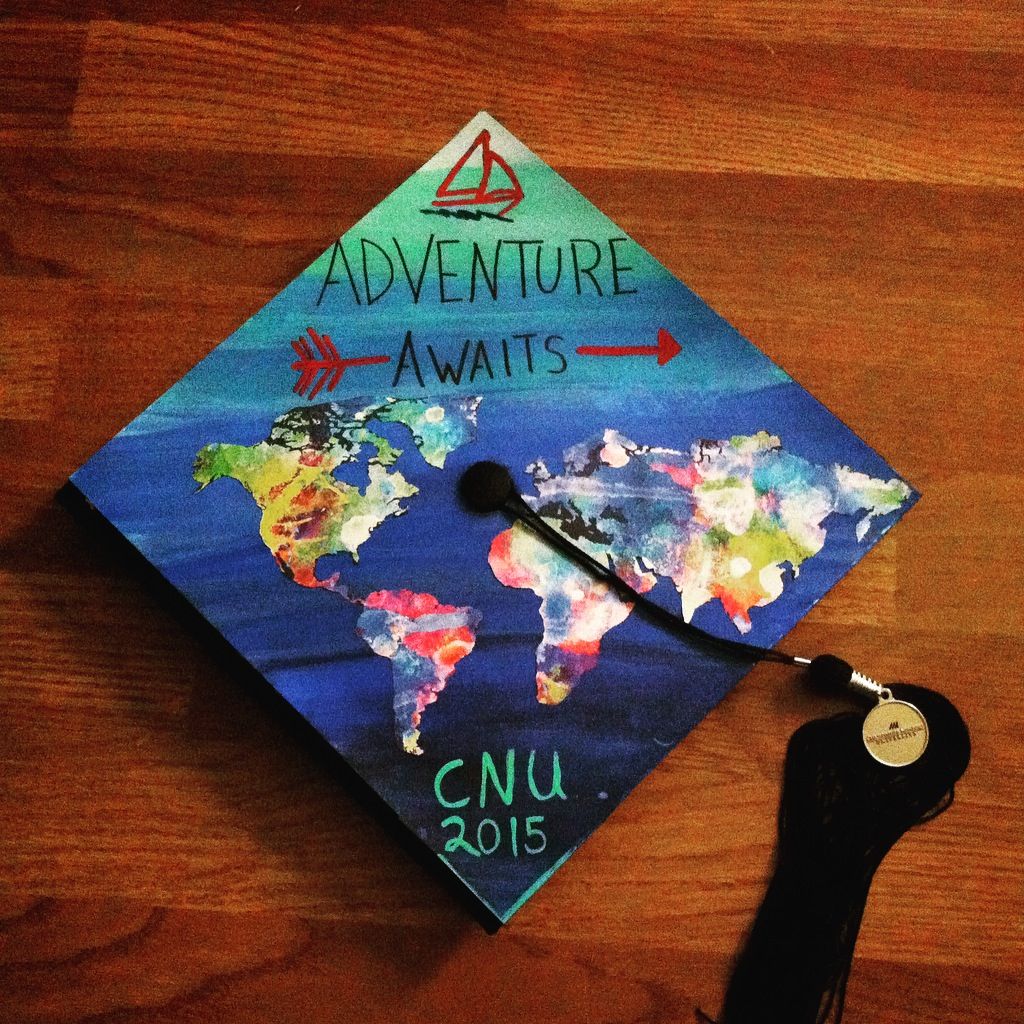 CNU 2015 Graduation Cap #travelbug #AdventureAwaits #Sailor #travel # ...