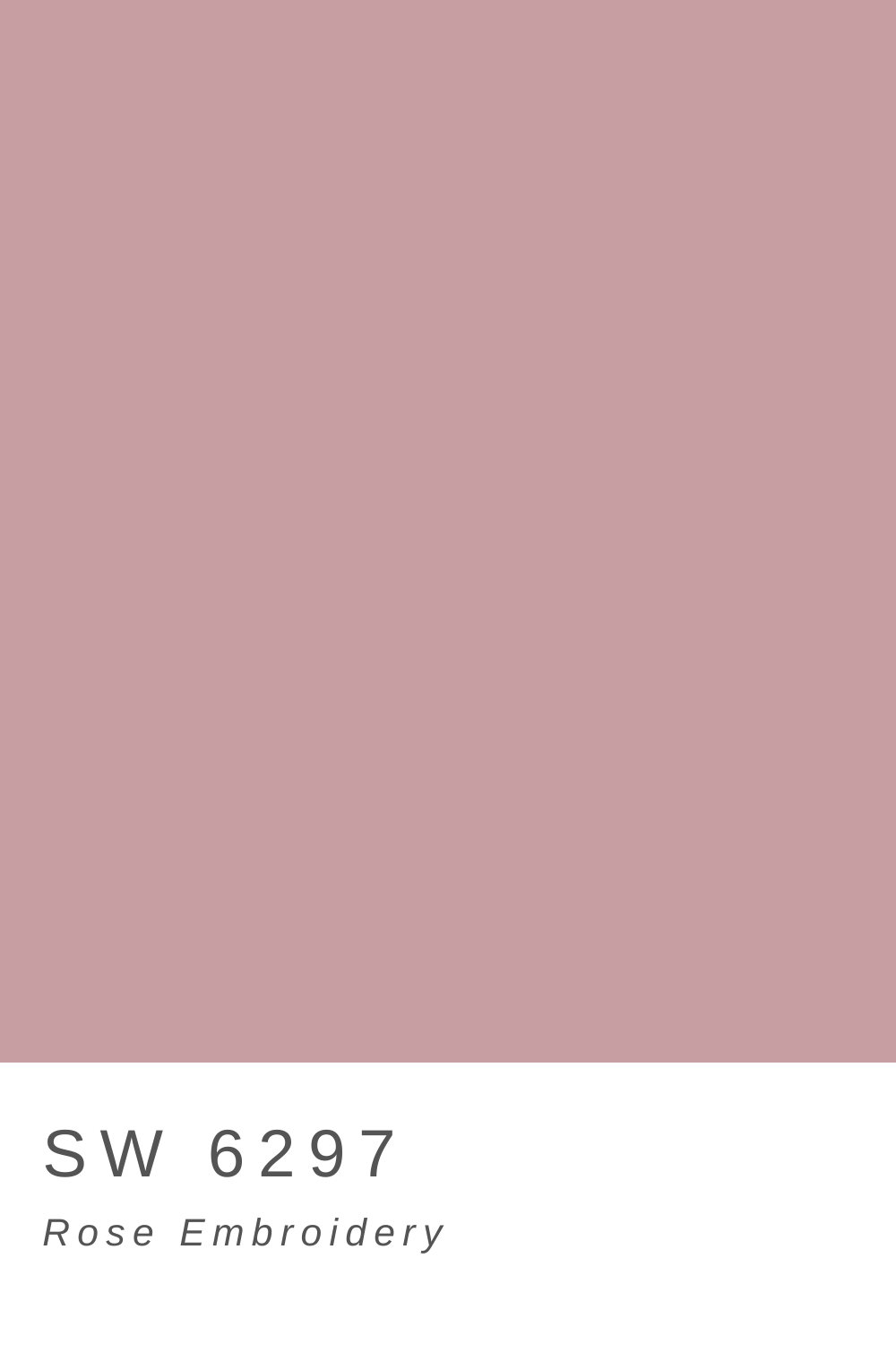 Sherwin Williams SW 6297 Rose Embroidery Rose Paint Color, Pink Paint ...