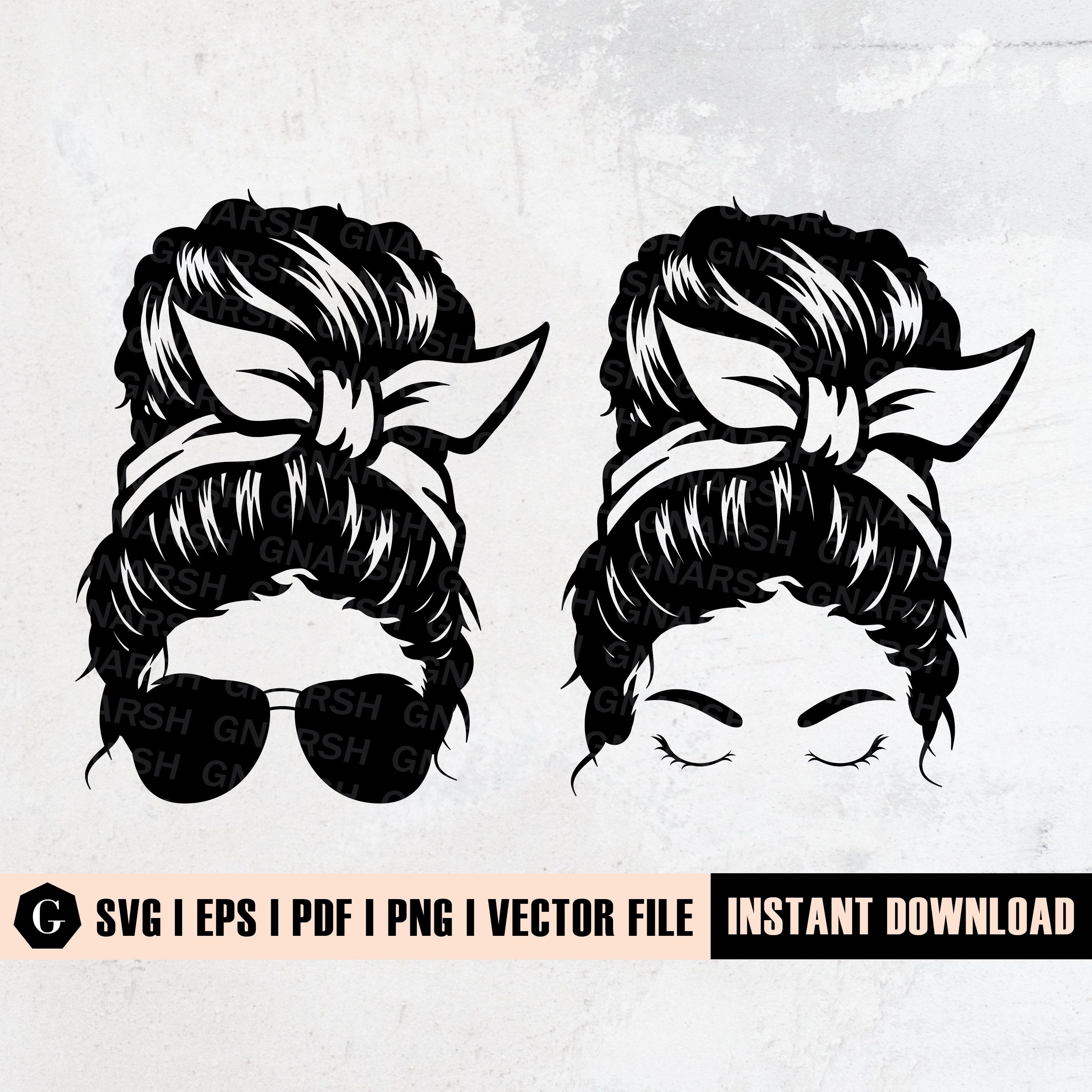 Mom Life Svg File | Momlife Svg | Messy Bun Svg | Lashes Svg | Eyebrows ...