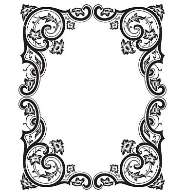 ai borders and frames | Free antique frame engraving vector art ...