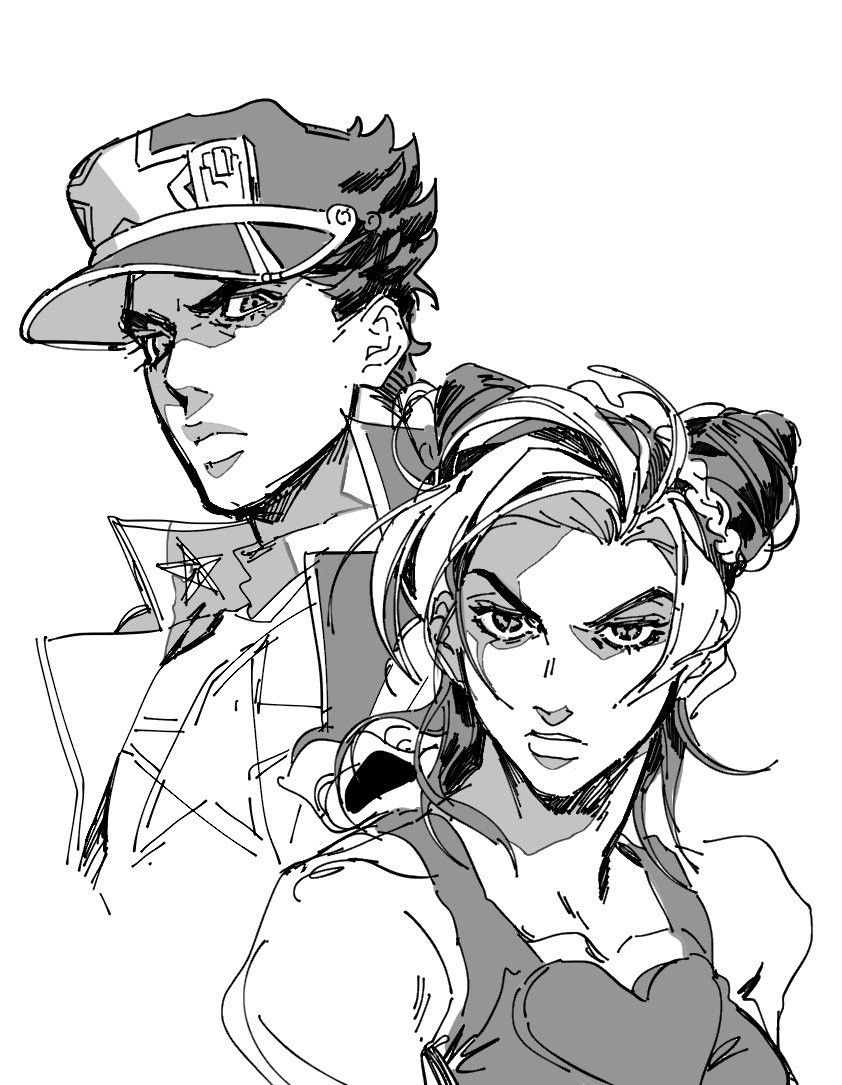 JoJo Bizarre Adventure - Stone Ocean - Jolyne and Jotaro | Jojo anime ...