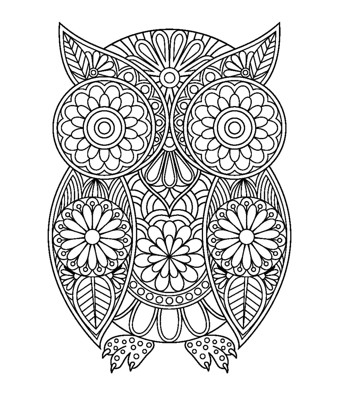 Mosaic Animal Coloring Pages - Yunus Coloring Pages