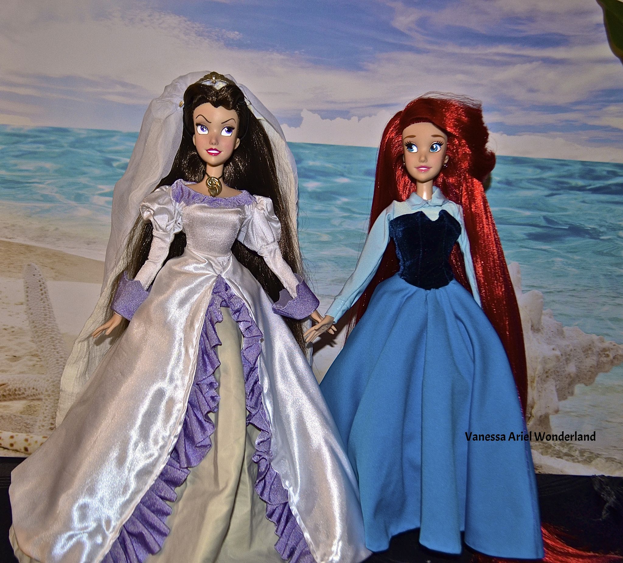 Vanessa wedding Day repaint 17 inches & Ariel Kingdom Dress 17 inches ...