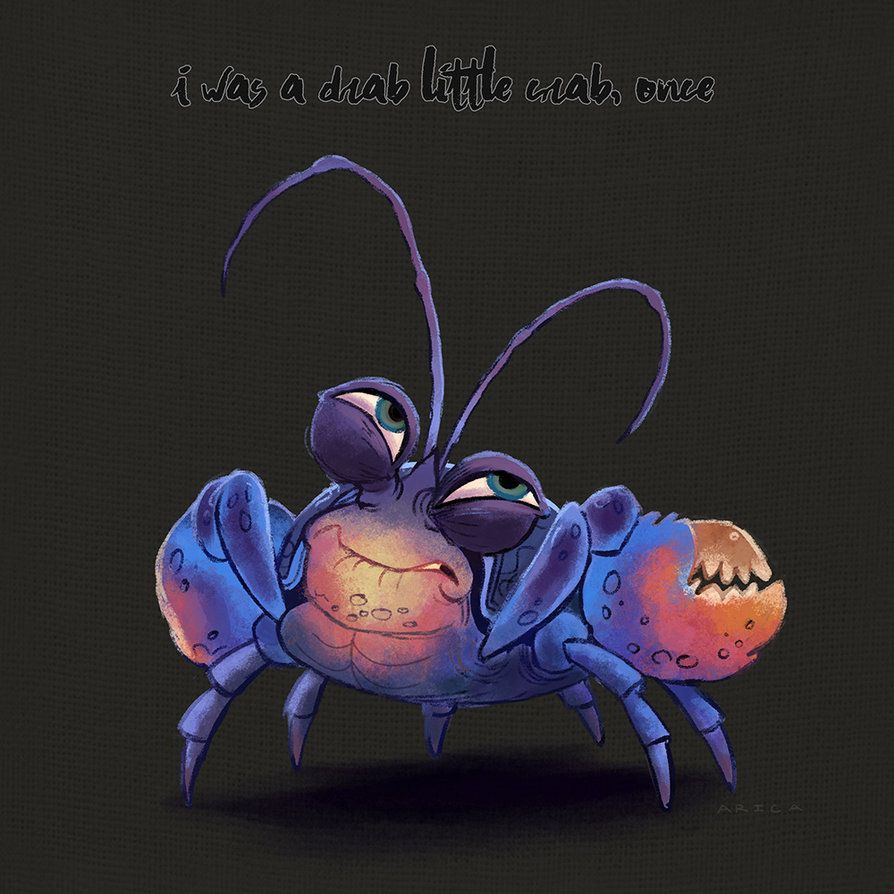 Tiny Tamatoa By Aricatuesday On Deviantart Disney Cartoons Disney Animation Disney Moana