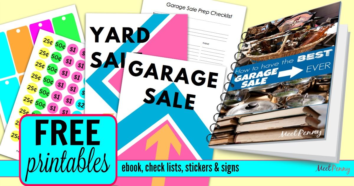 The Best Garage Sale Tips Ever Meet Penny Garage Sale Tips Yard Sale Garage Sales [ 630 x 1200 Pixel ]