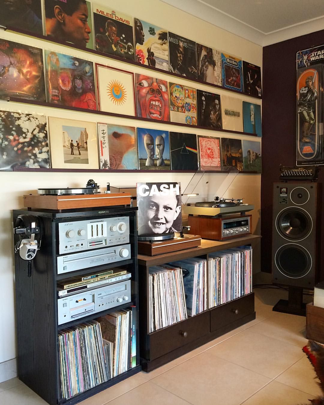 See this Instagram photo by vintage_audio_nuts • 605 likes Vinyl room, Record room, Home