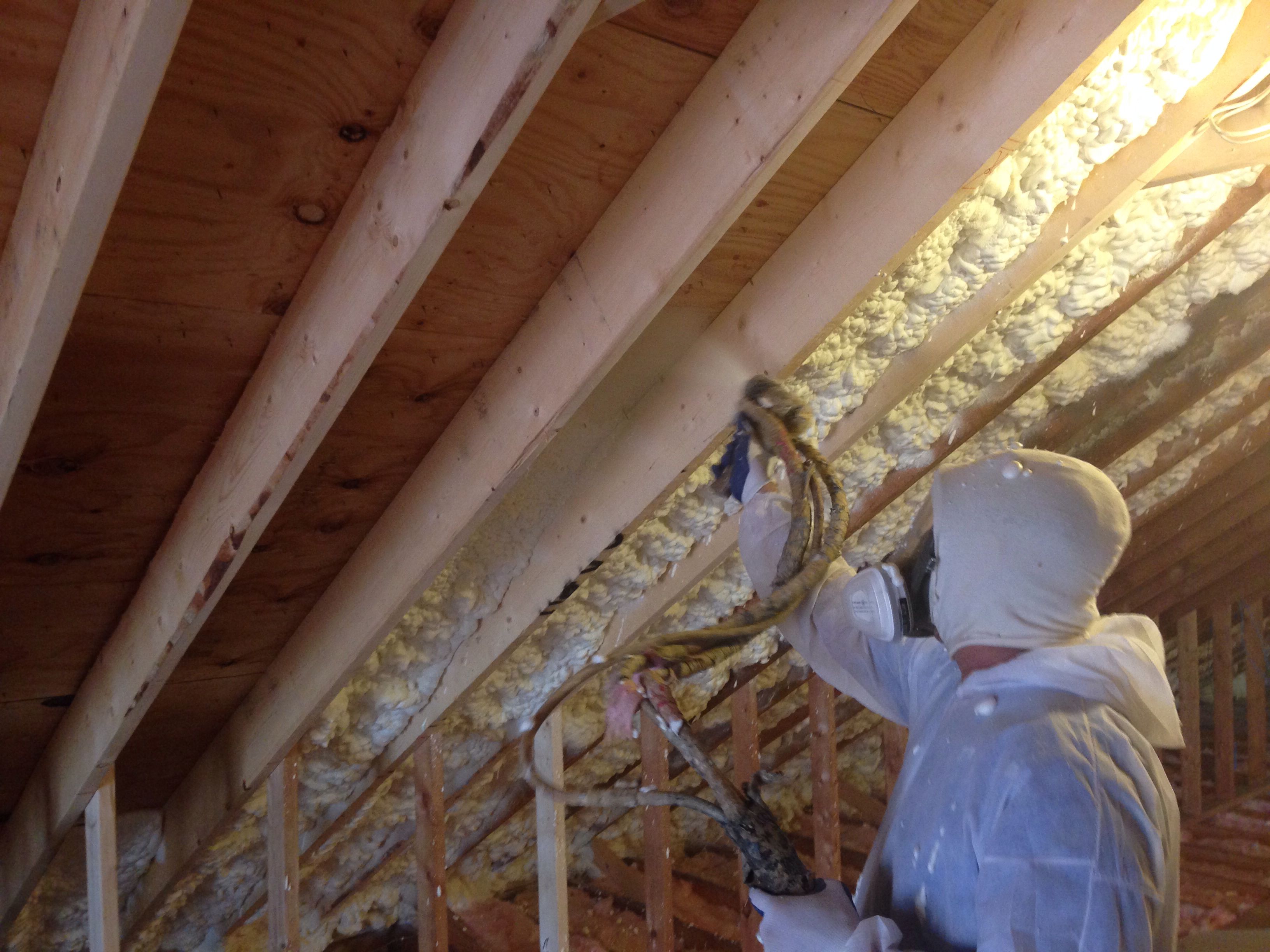 Diy Spray Foam Insulation Attic Idalias Salon