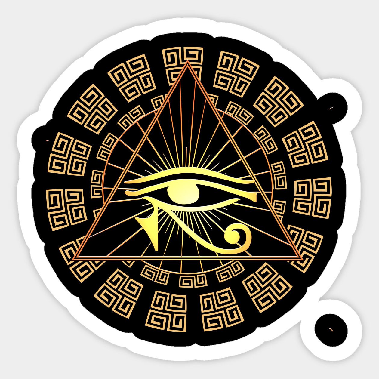 The Eye of Horus: Ancient Egyptian Mythology Sticker