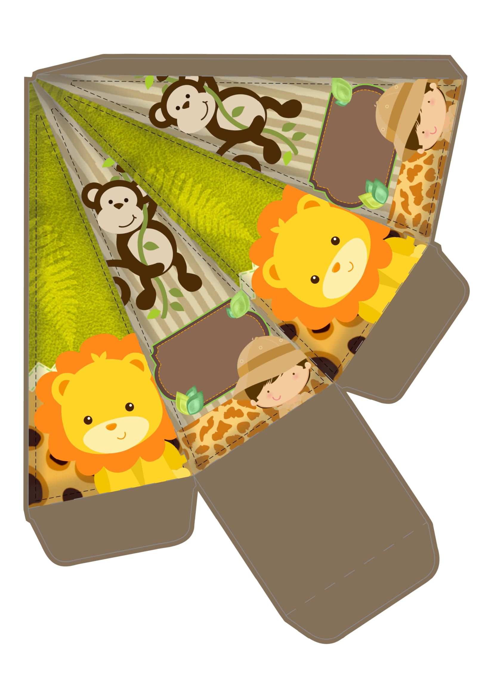 Kit Festa Safari Baby para imprimir - OrigamiAmi - Arte para toda a ...