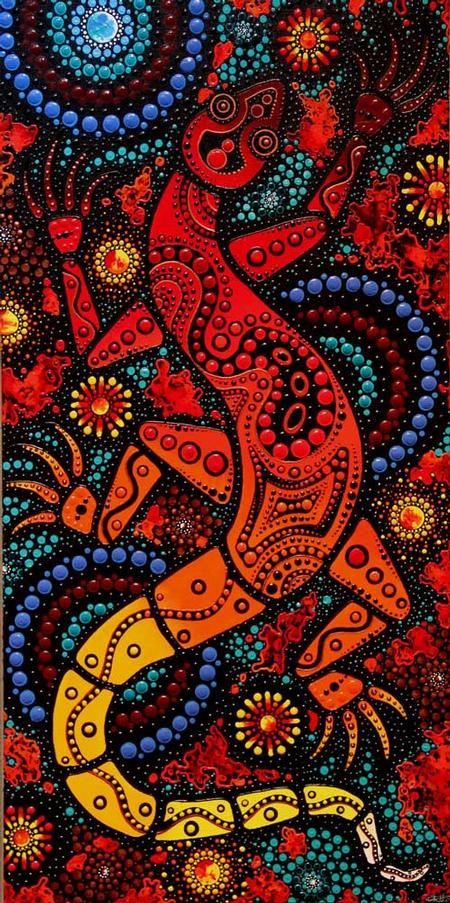 PEINTURE ABORIGÈNE! magnifique!... 