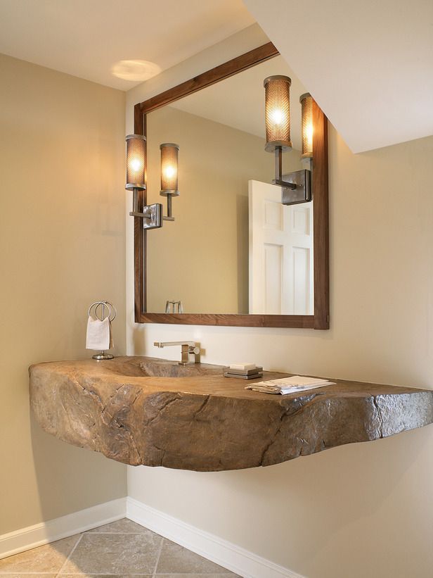 Contemporary Bathroom Floating Wood Counter Ideas You'll Love it