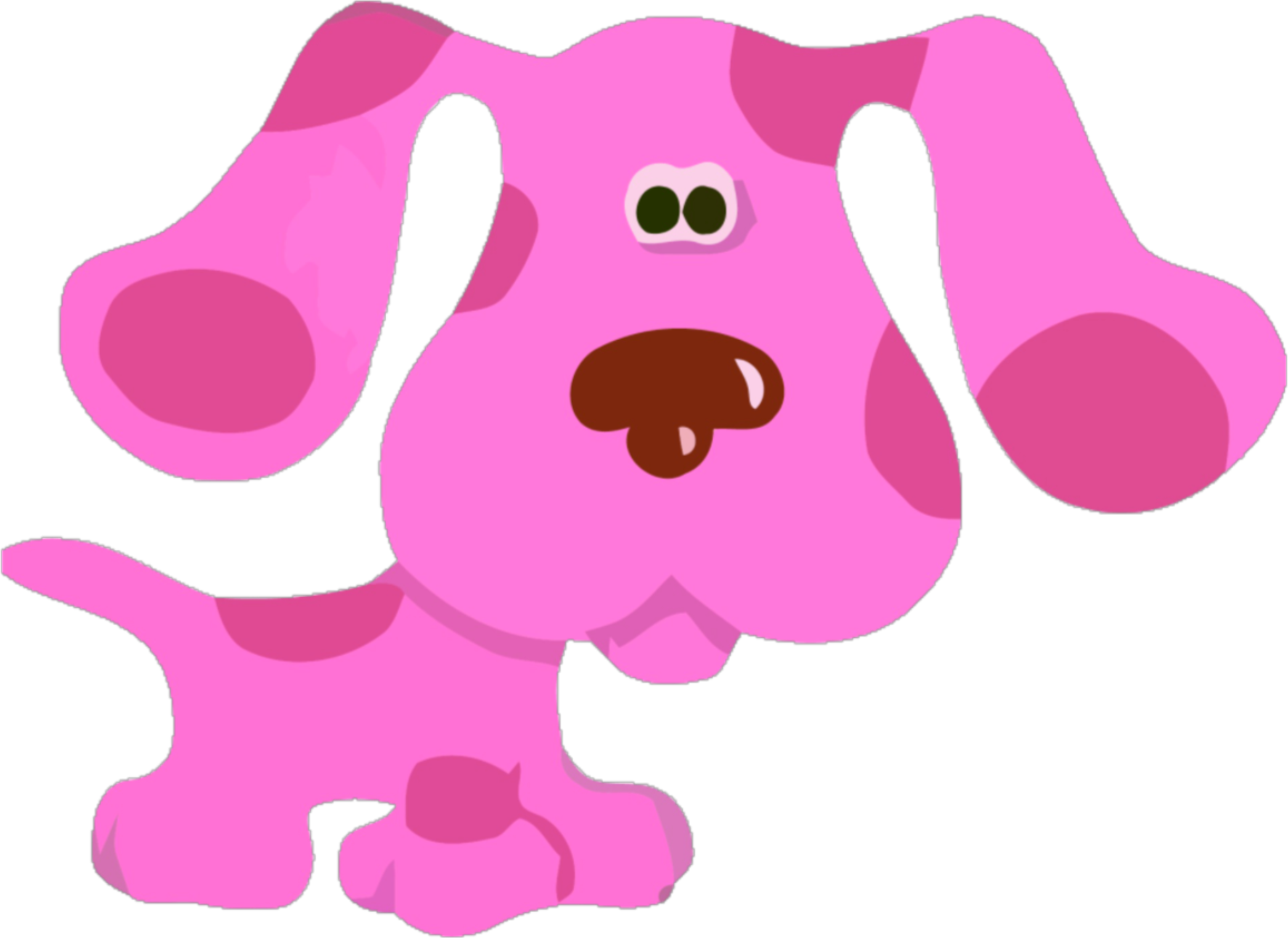 Blue's Clues Magenta SVG