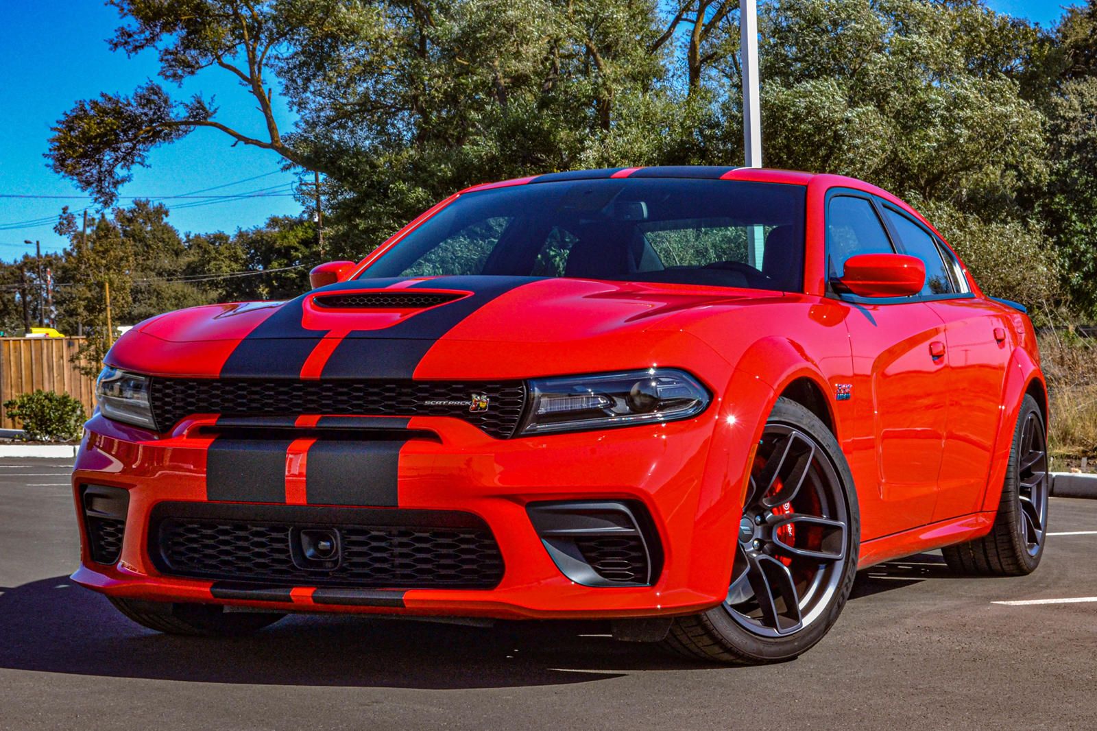 Black And Red Dodge Charger